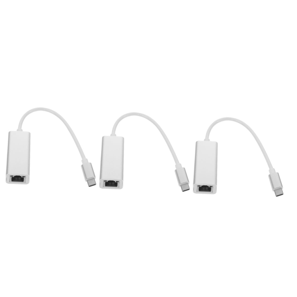 Operitacx 3 Pezzi Adattatore USB Ethernet Mbps Convertitore Gigabit per Laptop e Dispositivi Mobile Compatibile con Standard Mbps Design Compatto e Resistente Remoto Play