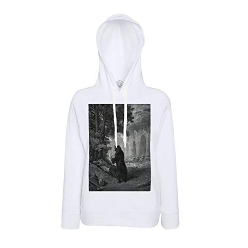 Sweat à capuche l'ours Gustave Doré vêtement fable La Fontaine