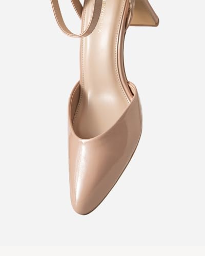 Women's Chunky Heels Mary Jane Closed Square Toe Work Pumps Shoes with Buckle Strap for Dress Wedding3