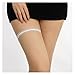 Garters for Bride 10pcs Elastic Lace Velvet Thigh Garters Simple Fashion Stocking Leg Ring Garter Harness(G014 Pink)