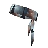 Diadema deportiva unisex con diseño de arcoíris, fantasma, bruja, sombrero de bruja, arañas, para correr, fitness, tenis, ciclismo, yoga