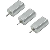 180 High Speed Magnetic Micro Motor 3-6V 5000-18000RPM Mini DC Motor for RC Boat Model Smart Cars DIY Toys - (3 PCS)