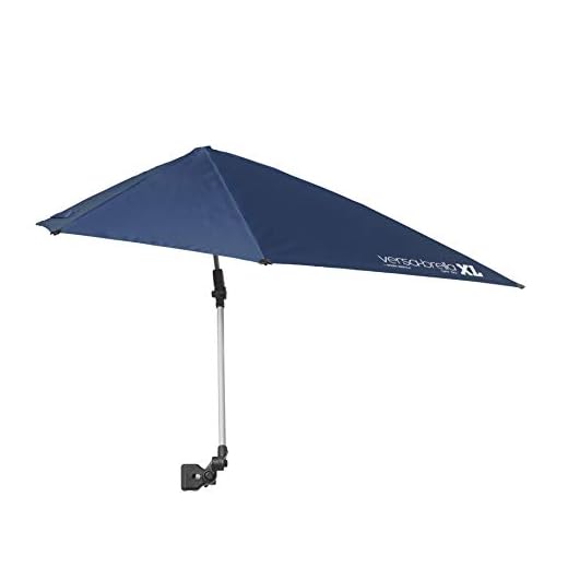 Sport-Brella Versa-Brella XL (Midnight Blue) - All Position Umbrella with Clamp, Midnight Blue