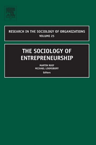 Buy The Sociology of Entrepreneurship โ BookShops.in