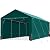 ADVANCE OUTDOOR 12x20 ft Canopy Garage Heavy Duty Carport Car Boat Shelter Party Tent, Adjustable Peak Height from 9.5ft to 11ft, with Removable Sidewalls and Doors, Green