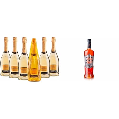 Aperitivo 25 e Prosecco, 1 L + 6 x 0.75 L