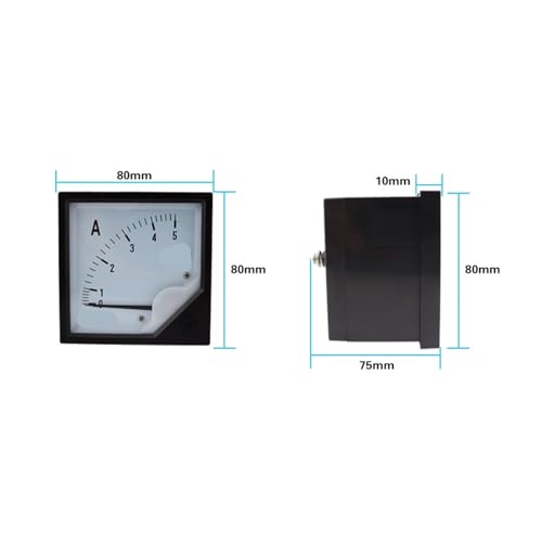 Ampèremètre à aiguille 6L2-AC avec transformateur pour panneau électrique