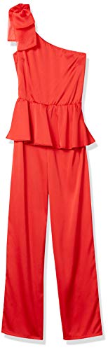 The Drop Women's @Shopdandy Silky Stretch Jumpsuit, Flame Red, L #TOP6