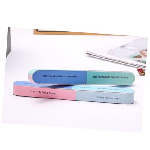 Ipetboom 12 piezas Bloques Pulidores de Uñas con Caras Herramienta Profesional para Manicura y Pedicura Duradera y Lavable para Mujeres y Salón