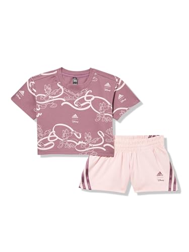 adidas girls Disney Minnie and Daisy T-shirt Set
