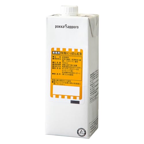 KUZE ポッカサッポロ 業務用知覧にっぽん紅茶 1L×3本