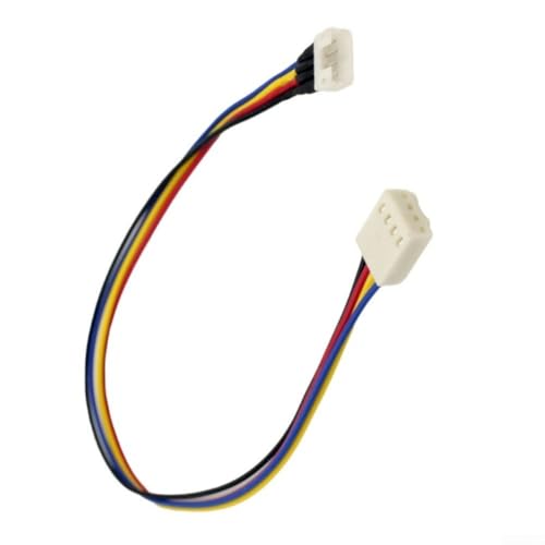 Cable de extensión adaptador de ventilador PWM GPU de 4 pines para tarjetas gráficas, placa base a cable conector de 4 pines para control de temperatura, compatible con carcasa de PC (50 cm)