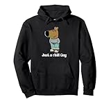 Chill Guy Dog Tee Funny Chill Guy Meme Pullover Hoodie