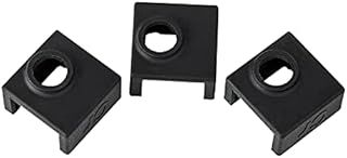 5PCS Official Creality Ender 3 Heating Block Silicone Case, Silicone Sock for Heat Block Ender 3/3 Pro/3 V2, Ender 5/5 Plus/ 5 Pro, CR 10 Series, MK7/ 8/9 3D Printer Hotend