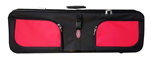 Image of MALAV Roland XPS-10 Synthesizer Keyboard Cover Bag with Padding & Shoulder Straps (Steel Plated Frame (Red & Black) Suitcase Bag)