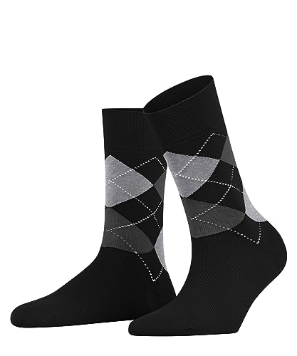 Chaussettes FALKE Sensitive Argyle W So en coton haut de gamme tricoté