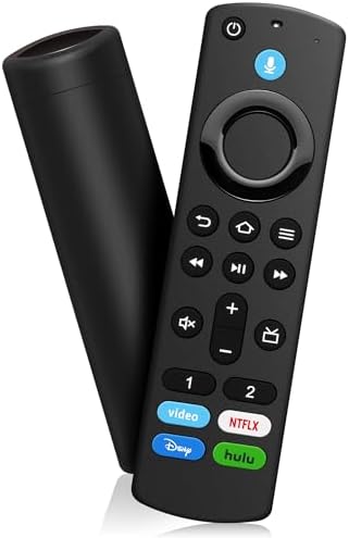Voice Remote Replacement fit for Fire-Smart TV Lite,TVs Stick/Cube,and Universal TV Remote fit for Insignia/Toshiba/Pioneer/Hisense/TCL Smart TVs,Not for Samsung/Roku TV