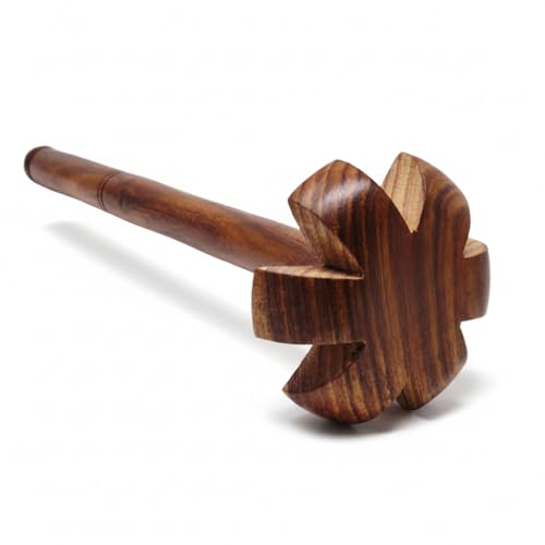TABAKH 13" Wooden Whisks Beater I Wooden Mathani I Ravai
