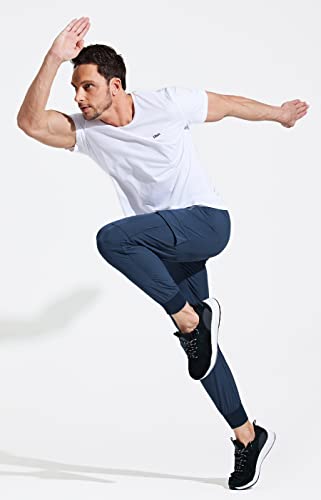 Libin Men's Lightweight Joggers Quick Dry Cargo Hiking Pants Track Running Workout Athletic Travel Golf Casual Outdoor Pants, Navy Xxl #TOP4