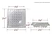 Shepherd Hardware 9083 1-7/8-Inch Spiked Furniture Cup, Clear Plastic, 4-Pack