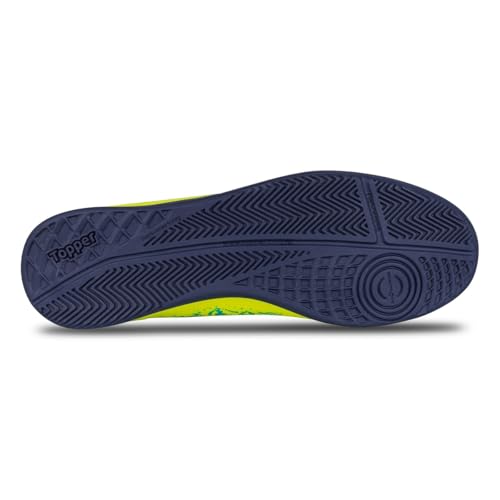 Chuteira Topper Strike VI Fsal, Amarelo/Verde/Pink, 42