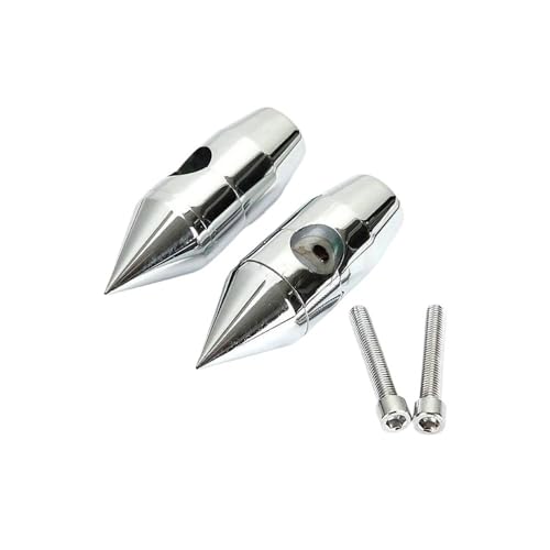 Rehausseurs de guidon argentés 2,5 cm en alliage pour Road Star Silverado XV 1600