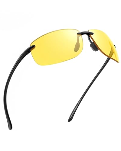 Image of JIM HALO Sport Sunglasses Men Womens TR90 Rimless for Driving Running Golf | Polarized /Non polarized,Lightweight,17g /0.6oz,Rectangle,Wrap Around,Cycling,Fishing,Outdoor Activities