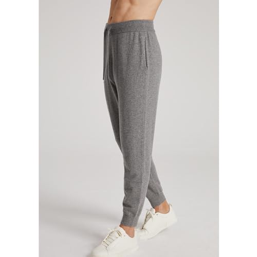 GreenMount Mens Cashmere Pants Soft Warm Jogger Sweatpants with Drawstring for Men 37.5° Warm3