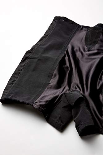 Rago Women's Extra Firm Zippered High Waist Long Leg Shaper, Black, Medium (28) #TOP2