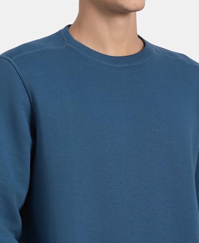 Image of Jockey US92 Men Super Combed Cotton Rich Fleece Sweatshirt with StayWarm Technology