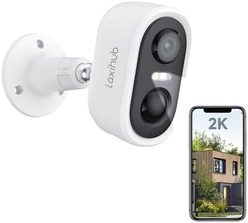 Cameras for Home Security, 2K/3MP Color Night Vision Motion Detection 2 ...