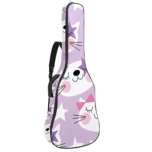 Sac à dos guitare acoustique imperméable 42.9 pouces housse rembourrée avec organiseur