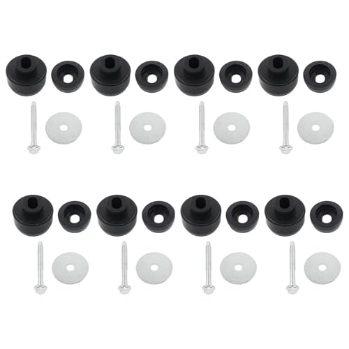 DriveFix Body Cab Mount Bushing Washer with Mount Cushion Bolt Kit Upper and Lower for Chevrolet Silverado 1500 2500 GMC Sierra 1500 2500 4WD 2WD 1999-2014 Standard Extended Cab Pickup