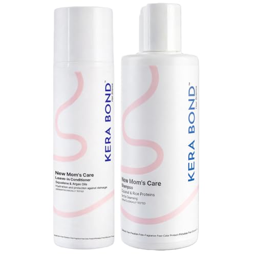 Image of KERA BOND New Moms Care Kit | Pregnancy and Postpartum Hair Care | Shampoo and Leave In Conditioner | Paraben Silicone Free Mild Formula | For Pregnant and Lactating Women | 100ml 50g