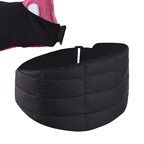 cintura quente | Almofada quente – Bolso interno do cinto, tecido lã polar, cintura ajustável para e