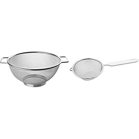 Fackelmann Sieb Ø 26 cm, Küchensieb, feinmaschiger Seiher mit 2 Griffen Cover