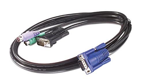 Cable KVM APC de 7,6m con conectores PS2 y VGA para control a gran distancia