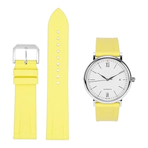 Fluorine Rubber Watch Strap For PILOT PORTOFINO Band For Bracelet Quick Release Strap 20mm 22mm
