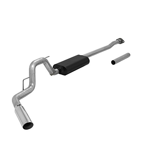 Flowmaster 817727 Force II Cat-Back Exhaust 3 Inch Stainless Steel 4 Inch Black Ceramic Coat