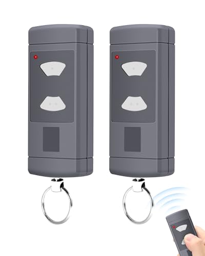 Pack de 2 mandos de garaje de 4 canales y 40,685 MHz para sustitución de emisores HSE y HSM