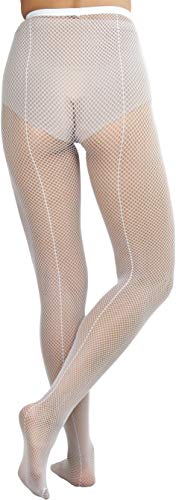 Image of ToBeInStyle Women's Fishnet Backseam Pantyhose W /Elastic Waistband