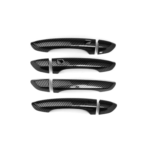 Housse poignée porte style carbone pour personnaliser votre Kia Stinger lors de vos sorties