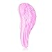 Detangler Hair Brush for Wet or Dry, KAMOSSA Hair Brush for Thick or Thin, Curly or Straight Detangling Hair - No More Tangle - Adults & Kids - Pink Angel Wing