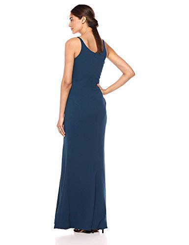 Image of Iris Spaghetti Strap Plunging Long Dress