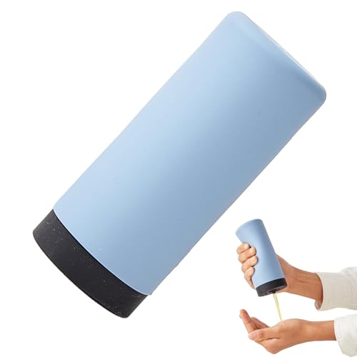 Refillable Dish Washing Liquid Dispenser, Silicone Divided Bottle, Easy Squeeze