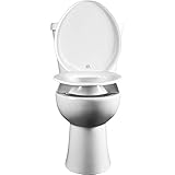 Bemis 7YR85300TSS Clean Shield 3' Raised Toilet Seat, Round, White