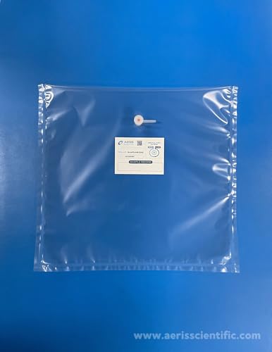 Tedlar 10L - Air Sampling - Gas Sampling - 2 Way Valve w/Septum - (10 Pack)