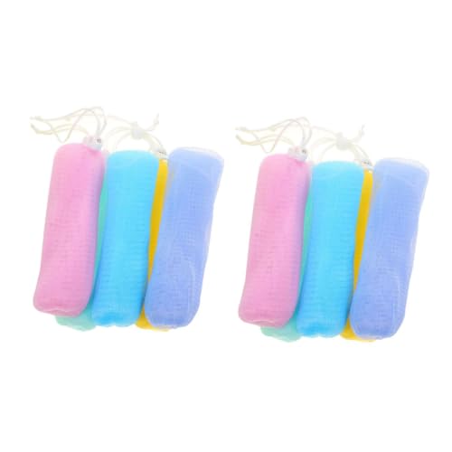 OSOLADY 10Piezas Bolsa De Jabón Espumosa Soporte De Malla Para Jabón Protector De Bolsa De Jabón Colores Aleatorios Para Almacenamiento Jabón