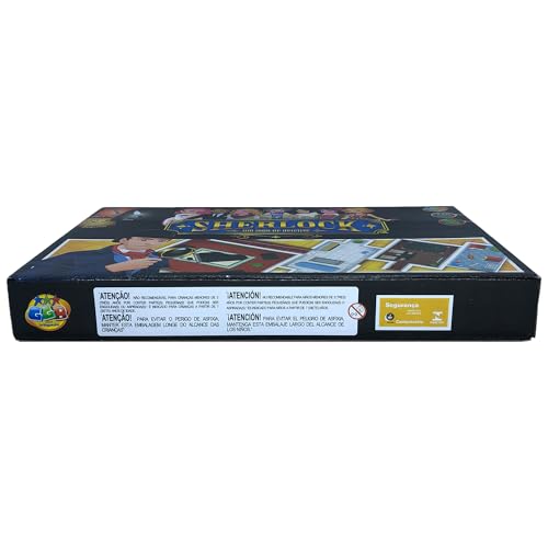 Jogo de Tabuleiro Investigação Detetive Sherlock, GGB Plast