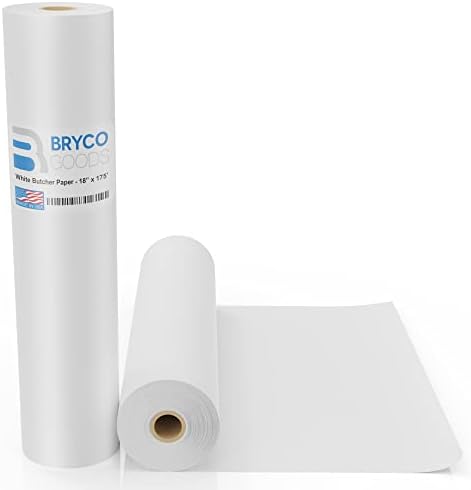 White Butcher Paper for Sublimation - 18 Inch x 175 Feet (2100 Inch) - Food Grade White Wrapping Paper for Smoking Meat of all Varieties – Unwaxed and Uncoated - Made in USA